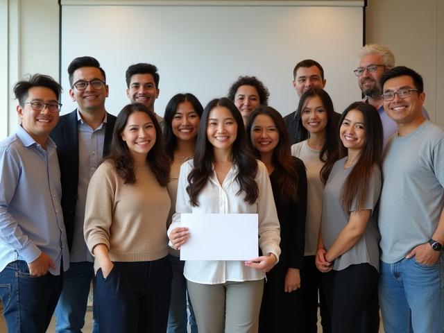 워크숍 후 참가자들이 강사와 함께 기념 촬영하는 모습